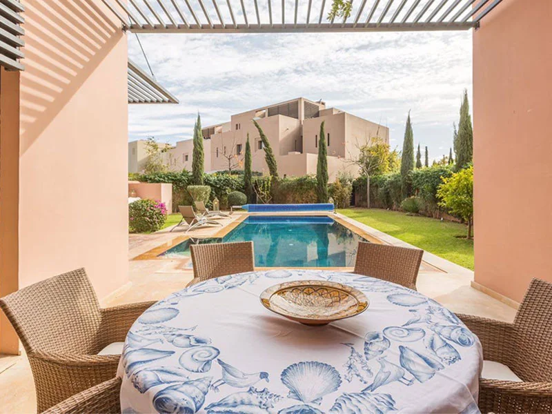 Villa piscine golf maaden Marrakech a louer