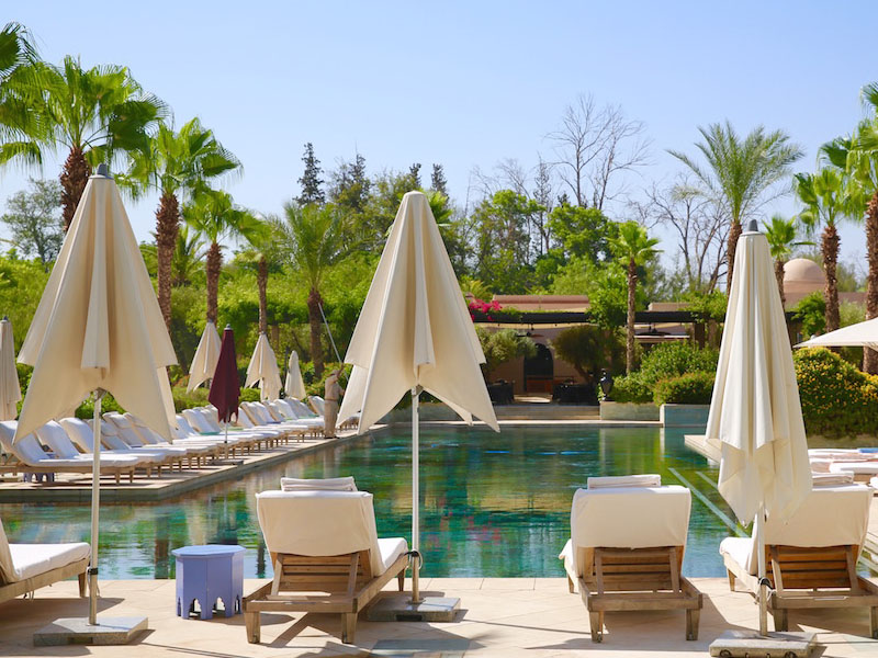 piscine hotel four seasons marrakech