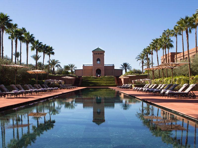 piscine hotel selman marrakech