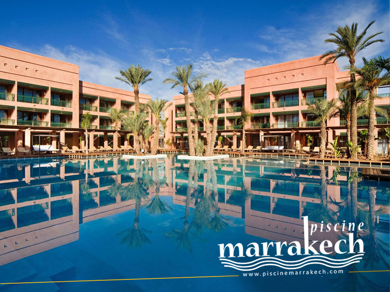 Piscine hotel golf palmeraie a marrakech